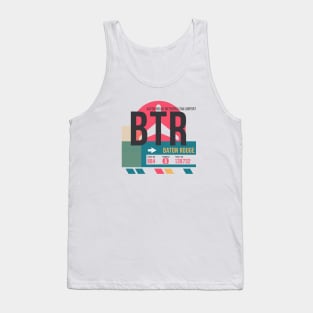 Baton Rouge (BTR) Airport // Sunset Baggage Tag Tank Top